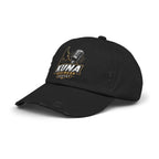 Kuna Business Podcast Distressed Cap — Vintage Idaho Microphone Hat