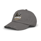 Kuna Business Podcast Distressed Cap — Vintage Idaho Microphone Hat