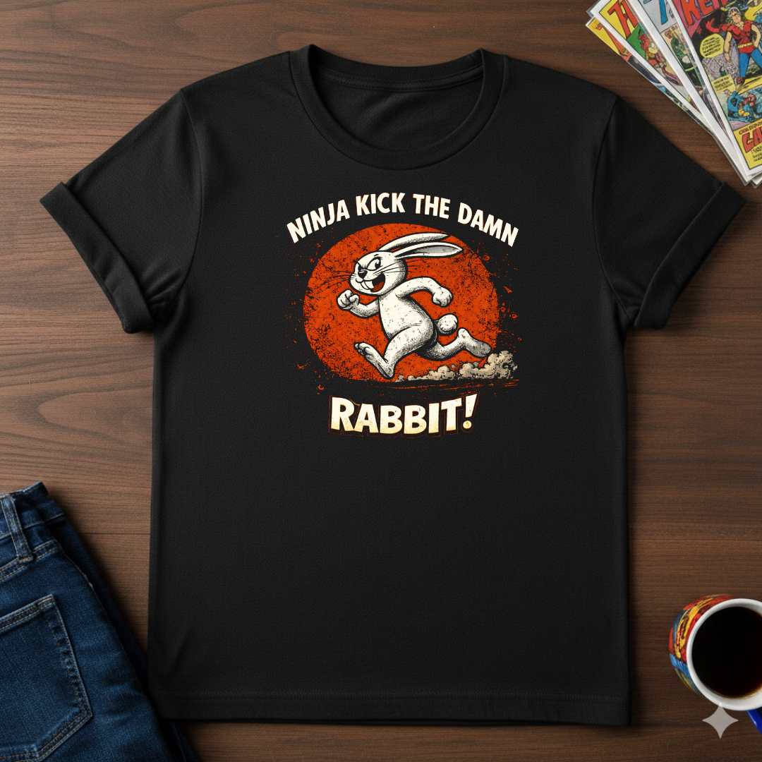 Ninja Kick Rabbit - T-Shirt