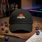 Distressed Cap — "Roll 4 Style" D20 Gamer Hat