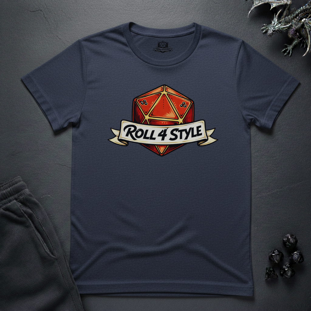 D20 'Roll 4 Style' Gaming T-Shirt — RPG Dice Player Tee