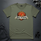 D20 'Roll 4 Style' Gaming T-Shirt — RPG Dice Player Tee