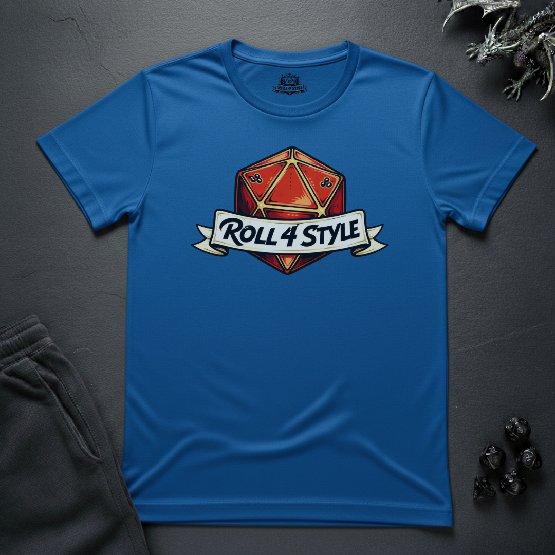 D20 'Roll 4 Style' Gaming T-Shirt — RPG Dice Player Tee