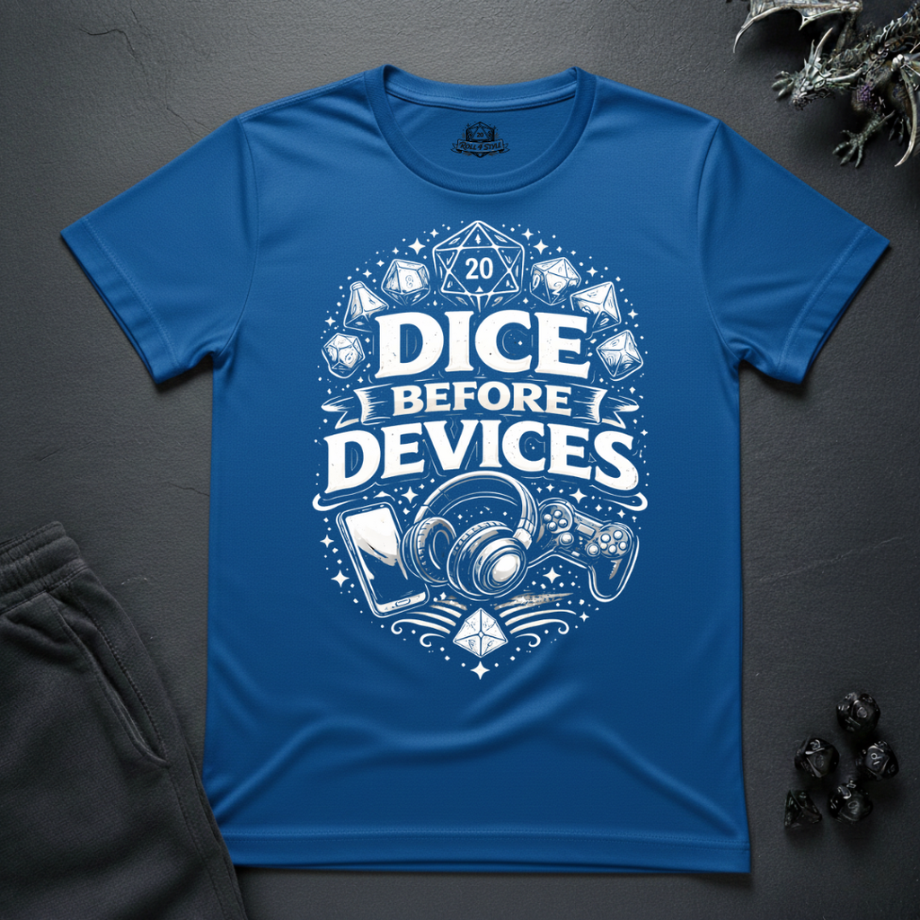 Dice Before Devices - T-Shirt