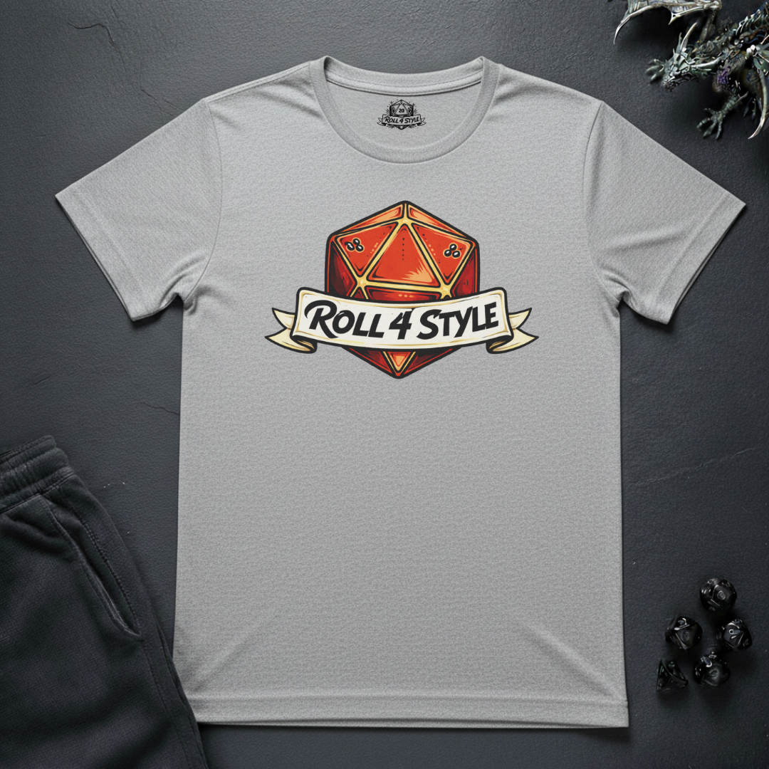 D20 'Roll 4 Style' Gaming T-Shirt — RPG Dice Player Tee