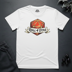 D20 'Roll 4 Style' Gaming T-Shirt — RPG Dice Player Tee